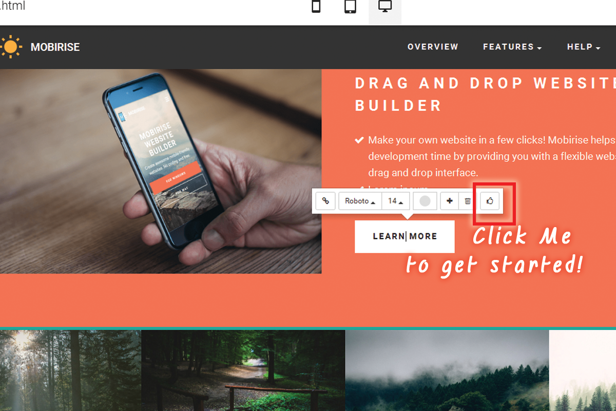 Simple Drag and Drop Web Development Software Free Download